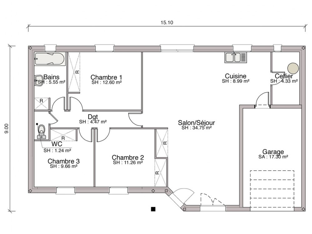 un bon plan de maison