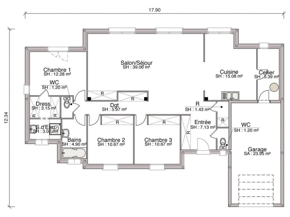 plan de maison constructeur