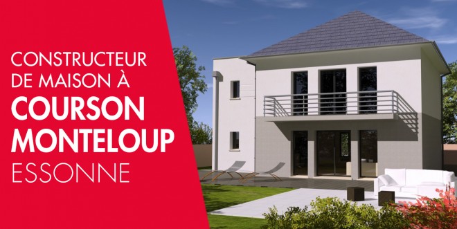 Exemple de construction maison neuve à Courson-Monteloup