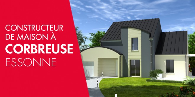 Exemple de construction maison neuve à Corbreuse