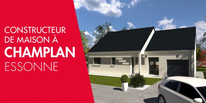 Exemple de construction maison neuve à Champlan