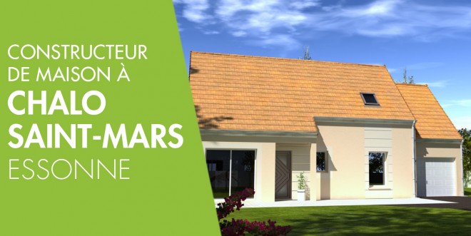 Exemple de construction maison neuve à Chalo-Saint-Mars