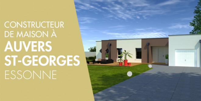 Exemple de construction maison neuve à Auvers-Saint-Georges