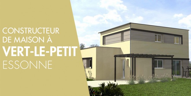 Exemple de construction maison neuve à Vert-le-Petit