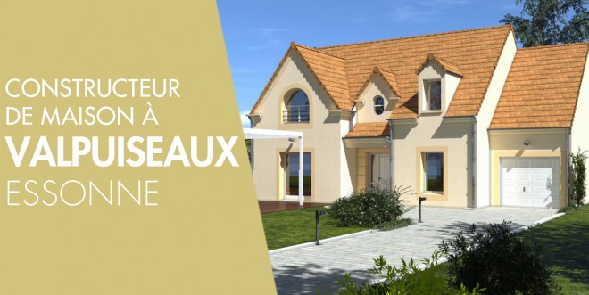 Exemple de construction maison neuve à Valpuiseaux
