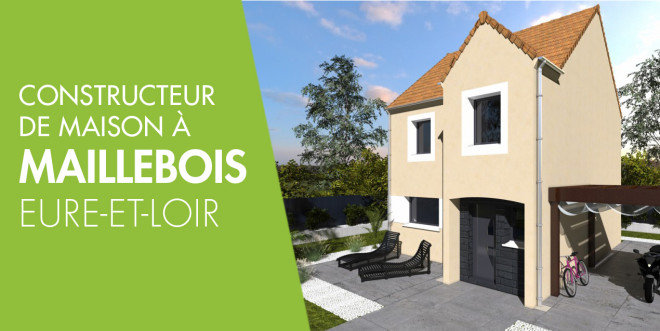 Exemple de construction maison neuve à Maillebois