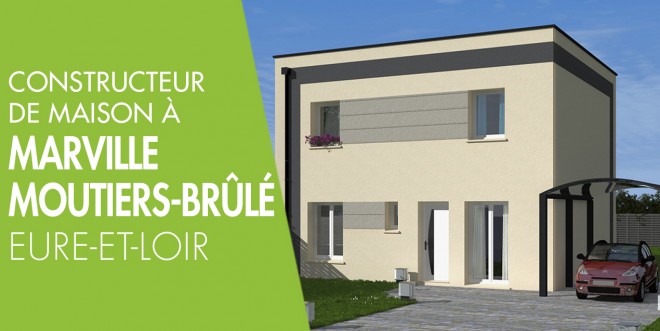 Exemple de construction maison neuve à Marville-Moutiers-Brûlé
