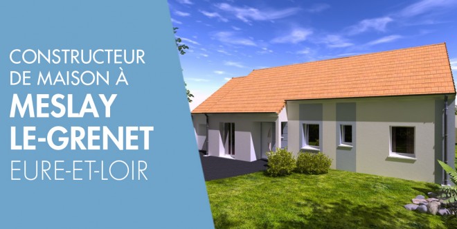 Exemple de construction maison neuve à Meslay-le-Grenet