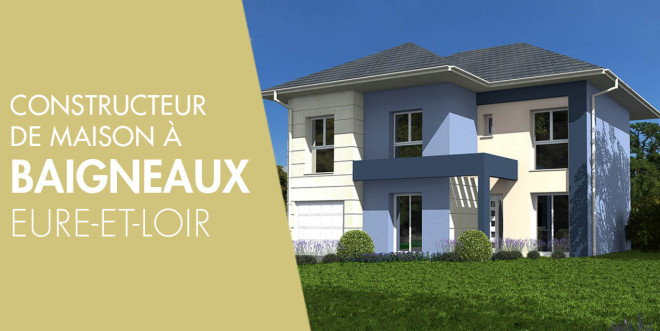 Exemple de construction maison neuve à Baigneaux