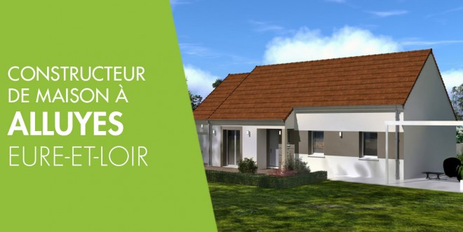 Exemple de construction maison neuve à Alluyes