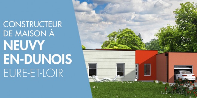 Exemple de construction maison neuve à Neuvy-en-Dunois