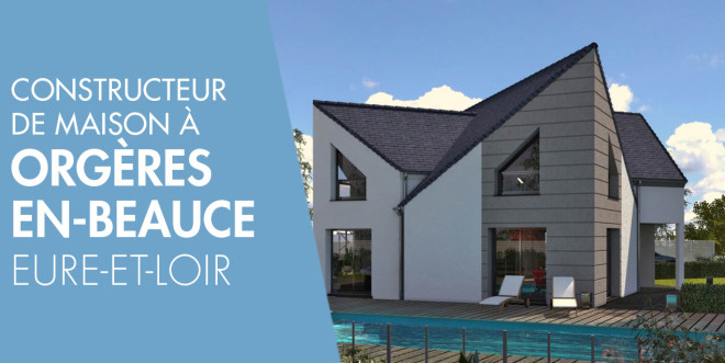 Exemple de construction maison neuve à Orgères-en-Beauce