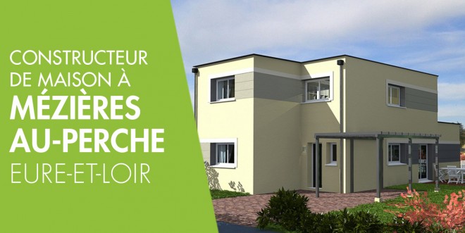 Exemple de construction maison neuve à Mézières-au-Perche