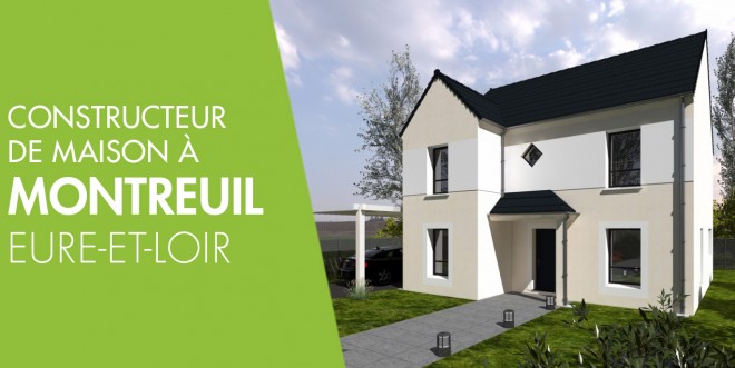 Exemple de construction maison neuve à Montreuil