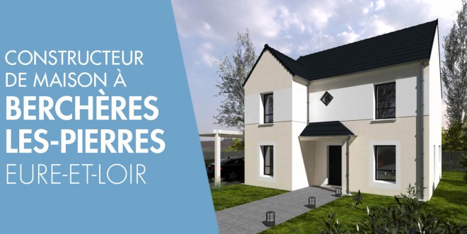 Exemple de construction maison neuve à Berchères-les-Pierres