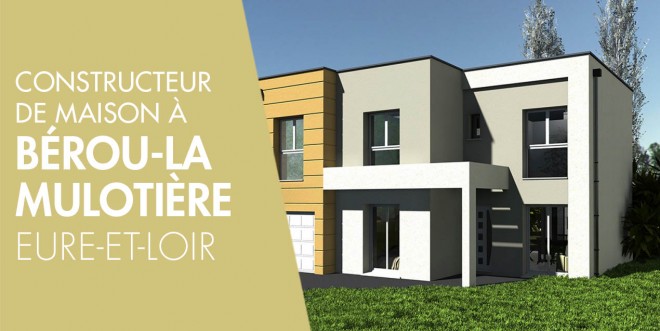 Exemple de construction maison neuve à Bérou-la-Mulotière