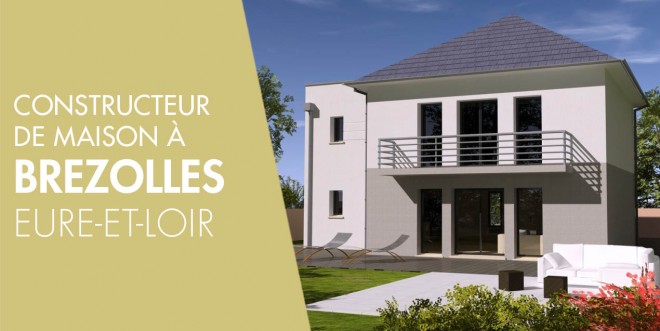 Exemple de construction maison neuve à Brezolles
