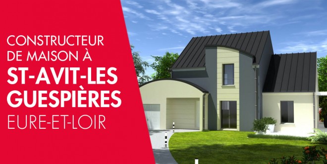 Exemple de construction maison neuve à Saint-Avit-les-Guespières