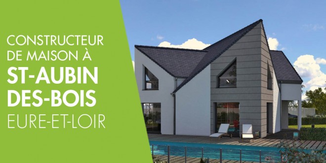 Exemple de construction maison neuve à Saint-Aubin-des-Bois