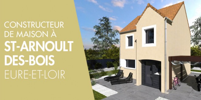 Exemple de construction maison neuve à Saint-Arnoult-des-Bois