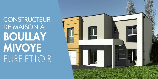 Exemple de construction maison neuve à Boullay-Mivoye