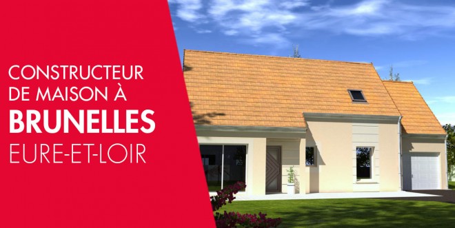 Exemple de construction maison neuve à Brunelles