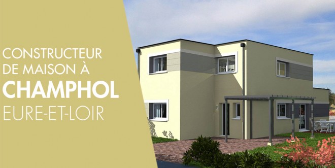 Exemple de construction maison neuve à Champhol