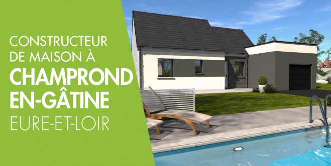 Exemple de construction maison neuve à Champrond-en-Gâtine