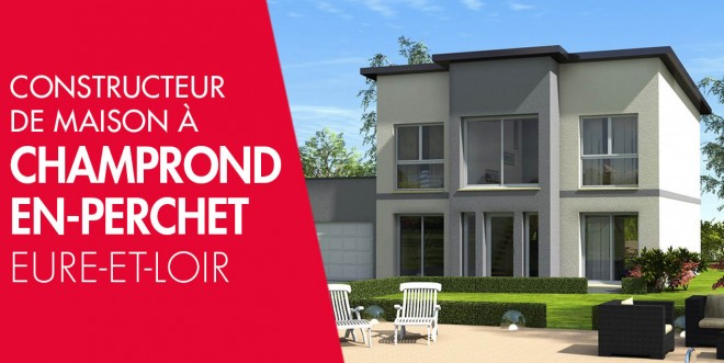 Exemple de construction maison neuve à Champrond-en-Perchet