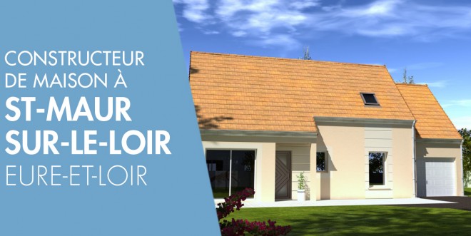Exemple de construction maison neuve à Saint-Maur-sur-le-Loir