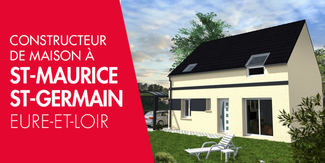 Exemple de construction maison neuve à Saint-Maurice-Saint-Germain