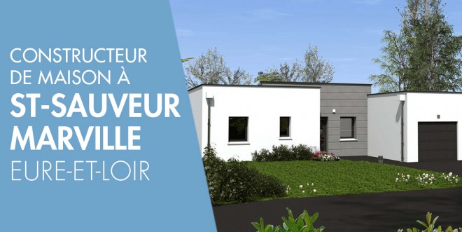 Exemple de construction maison neuve à aint-Sauveur-Marville