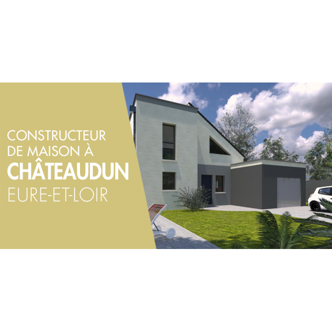 Exemple de construction maison neuve à Châteaudun