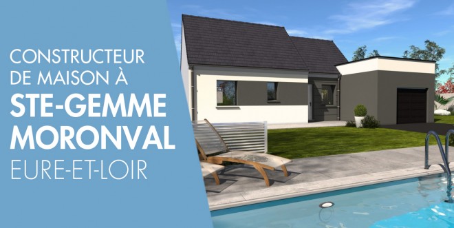 Exemple de construction maison neuve à Sainte-Gemme-Moronval