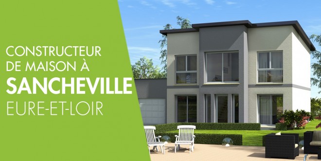 Exemple de construction maison neuve à Sancheville