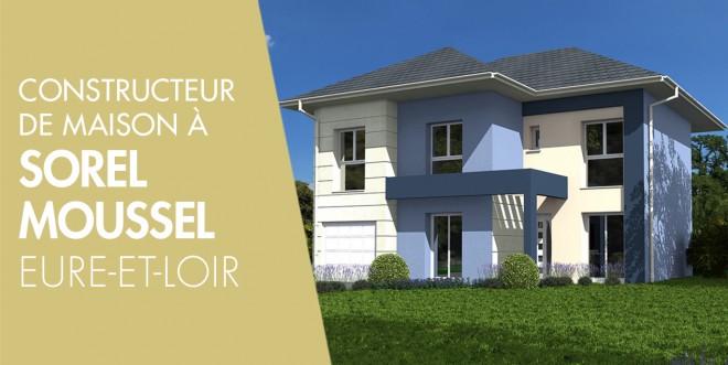 Exemple de construction maison neuve à Sorel-Moussel