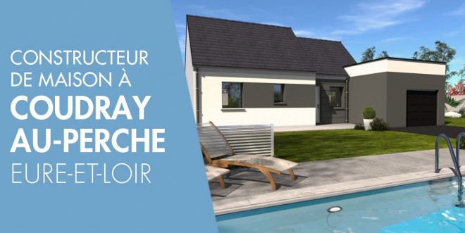 Exemple de construction maison neuve à Coudray-au-Perche