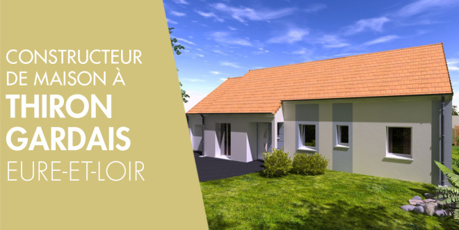 Exemple de construction maison neuve à Thiron-Gardais