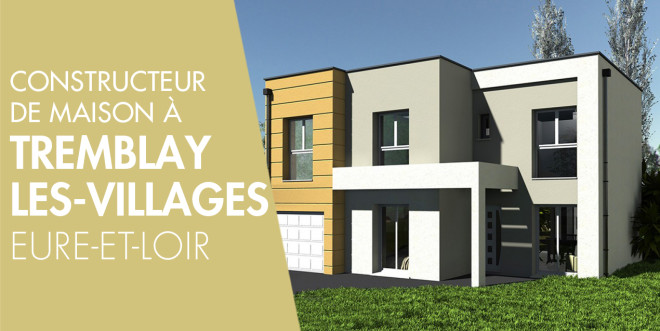 Exemple de construction maison neuve à Tremblay-les-Villages