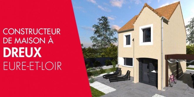 Exemple de construction maison neuve à Dreux