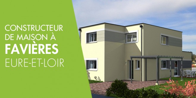 Exemple de construction maison neuve à Favières