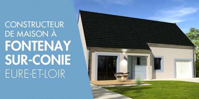 Exemple de construction maison neuve à Fontenay-sur-Conie