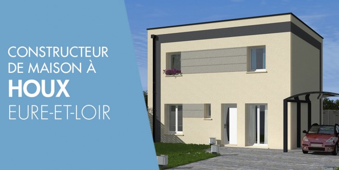 Exemple de construction maison neuve à Houx