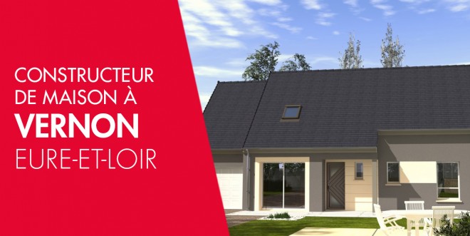 Exemple de construction maison neuve à Vernon