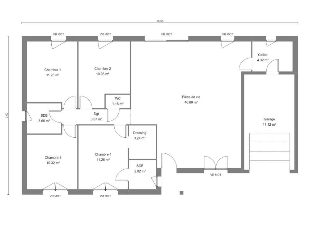 Plan Maison 110M2 Plain Pied | Ventana Blog