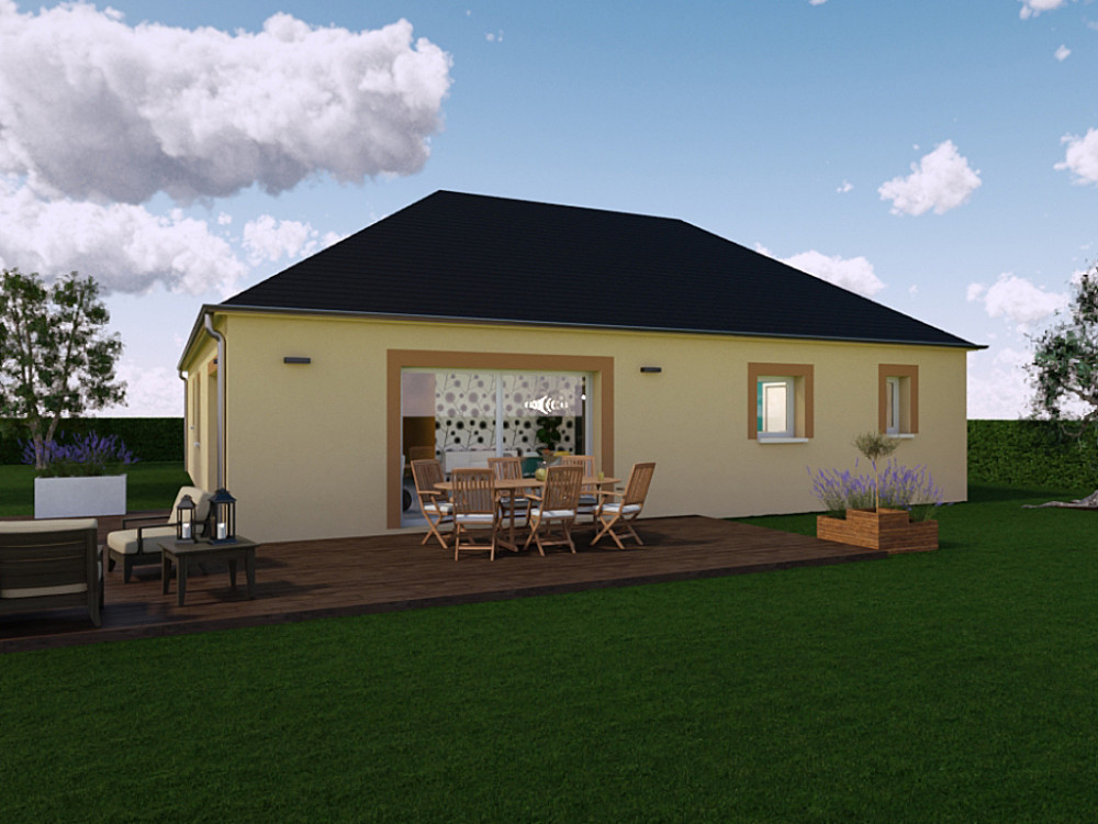 Plan Maison Plain Pied Toit 4 Pans | Ventana Blog