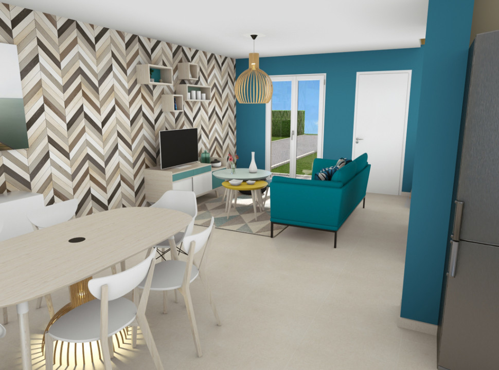 Plan de maison à étage adapté aux petits terrains en région parisienne