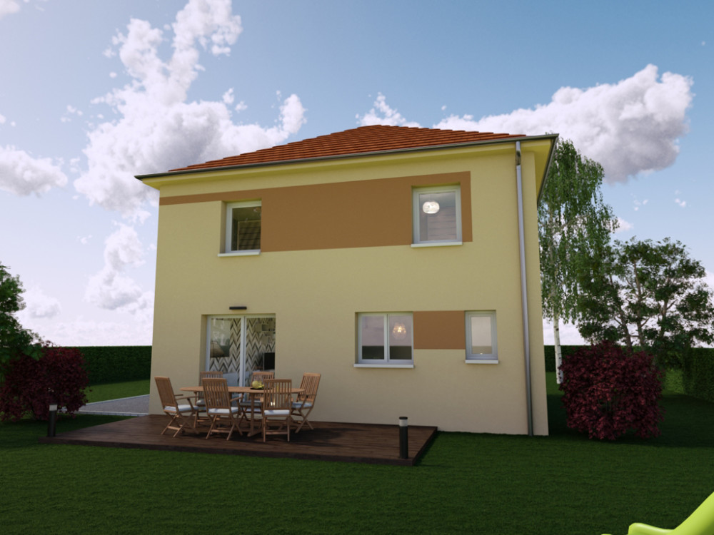 Plan de maison à étage adapté aux petits terrains en région parisienne
