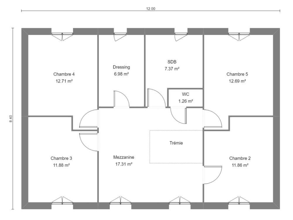 Plans de construction pour maisons avec mezzanine