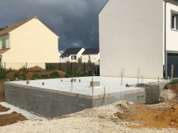 Démarrage construction maison neuve